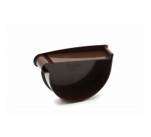 Заглушка лійки ліва (RAINWAY 130) коричнева