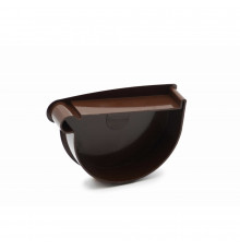 Заглушка лійки ліва (RAINWAY 130) коричнева