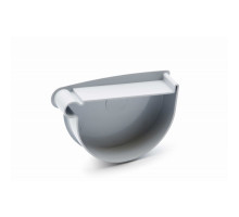 Заглушка лійки ліва (RAINWAY 130) сіра