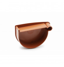 Заглушка лійки права (RAINWAY 130) цегляна