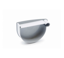 Заглушка лійки права (RAINWAY 130) сіра